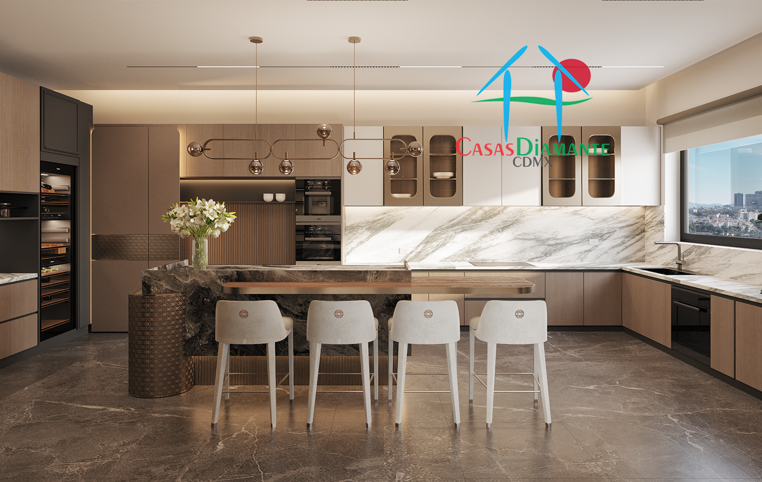 Maison Tipo D2 - Cocina 1 Maison Tipo D2 - Cocina 1